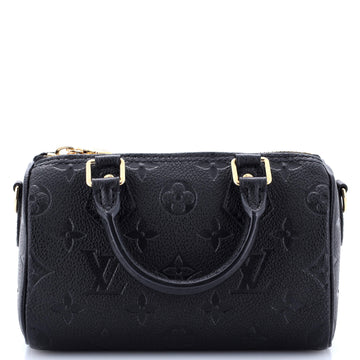 Louis Vuitton Speedy Bandouliere NM Bag Monogram Empreinte Leather Nano