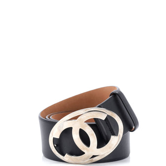 Chanel Oval CC Belt Calfskin Wide