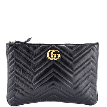 Gucci GG Marmont Pouch Matelasse Leather