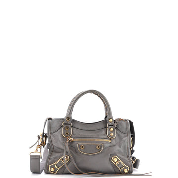 Balenciaga City Classic Studs Bag Leather Mini