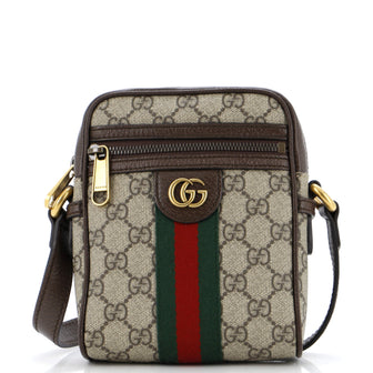 Gucci Ophidia Messenger Bag GG Coated Canvas Mini