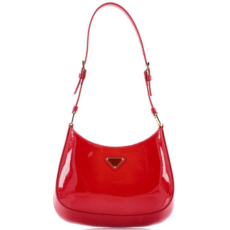 Prada Cleo Shoulder Bag Patent Small