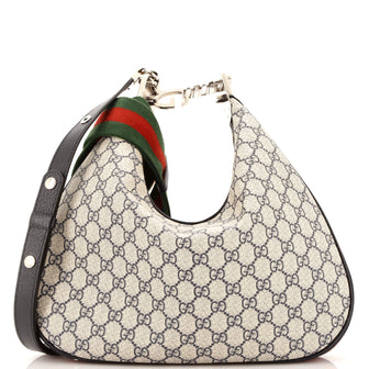Gucci Attache Shoulder Bag GG Coated Canvas Medium