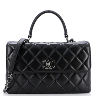 Chanel Trendy CC Top Handle Bag Quilted Lambskin Medium