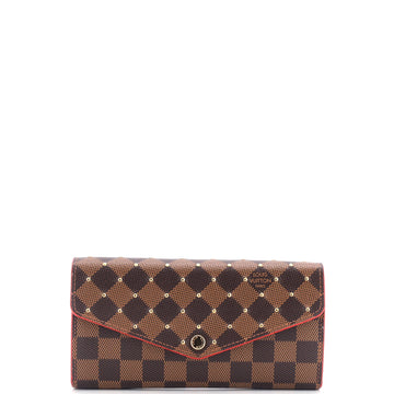 Louis Vuitton Sarah Wallet NM Studded Damier