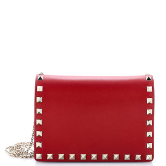 Valentino Garavani Rockstud Pouch Crossbody Bag Leather Mini
