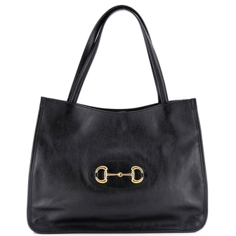 Gucci Horsebit 1955 Tote Leather Medium