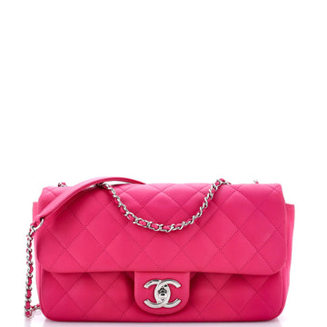 Chanel Coco Rain Flap Bag Quilted Rubberized Lambskin Medium