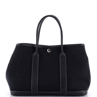 Hermes Garden Party Tote Toile and Leather 30