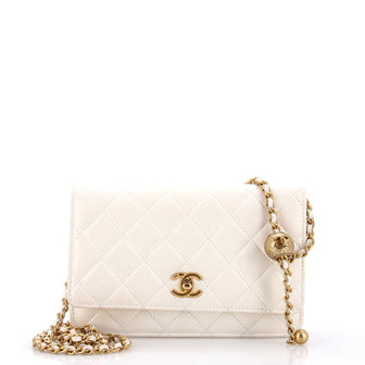 Chanel Pearl Crush Wallet on Chain Quilted Lambskin