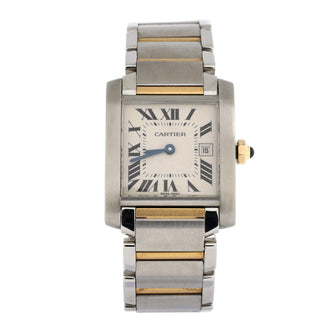 Cartier Tank Francaise Quartz Watch Stainless Steel and Yellow Gold 25