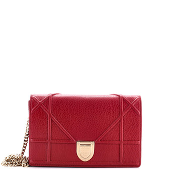 Christian Dior Diorama Wallet on Chain Leather