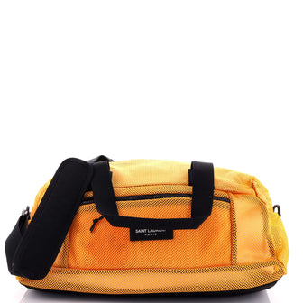 Saint Laurent Front Pocket Convertible Duffle Nylon Mesh