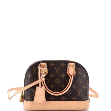 Louis Vuitton Alma Handbag Monogram Canvas BB