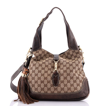 Gucci New Jackie Bag GG Canvas Medium