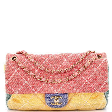 Chanel Ultimate Stitch Flap Bag Multicolor Quilted Jersey Jumbo
