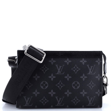 Louis Vuitton Gaston Wearable Wallet Monogram Eclipse Canvas