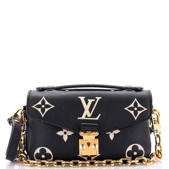 Louis Vuitton Pochette Metis Bicolor Monogram Empreinte Giant East West
