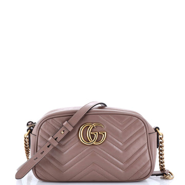 Gucci GG Marmont Shoulder Bag Matelasse Leather Small