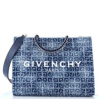 Givenchy G-Chain Tote 4G Denim Medium