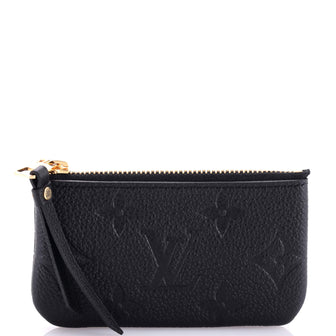 Louis Vuitton Zip Key Pouch Monogram Empreinte Leather