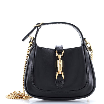 Gucci Jackie 1961 Chain Hobo Leather Mini