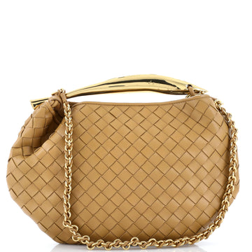 Bottega Veneta Sardine Top Handle Chain Bag Intrecciato Nappa