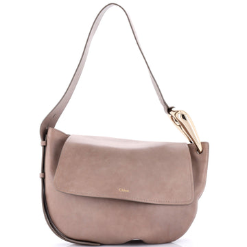 Chloe Kiss Flap Hobo Leather Medium