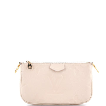 Louis Vuitton Multi Pochette Accessoires Pouch Monogram Empreinte Giant Small