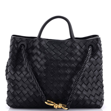 Bottega Veneta Andiamo Top Handle Bag Intrecciato Nappa Medium