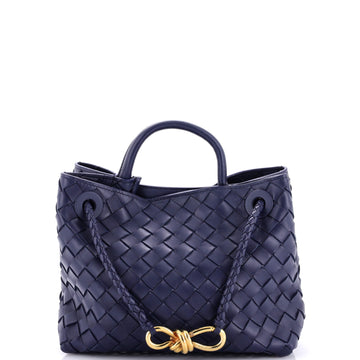 Bottega Veneta Andiamo Top Handle Bag Intrecciato Nappa Small