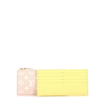 Louis Vuitton Felicie Zip Pouch Insert Spring in the City Monogram Empreinte Leather