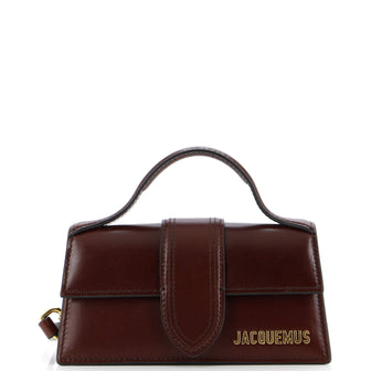 Jacquemus Le Bambino Top Handle Flap Bag Leather