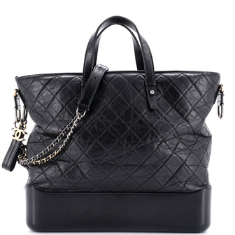 Chanel Gabrielle Shopping Tote Quilted Calfskin Large