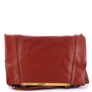 Celine Clasp Cabas Tote Leather Tall