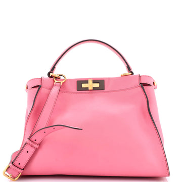 Fendi Peekaboo Bag Rigid Leather Regular