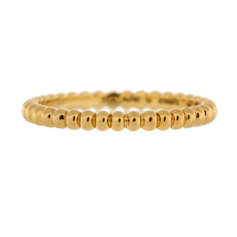 Van Cleef & Arpels Perlee Ring 18K Yellow Gold Small
