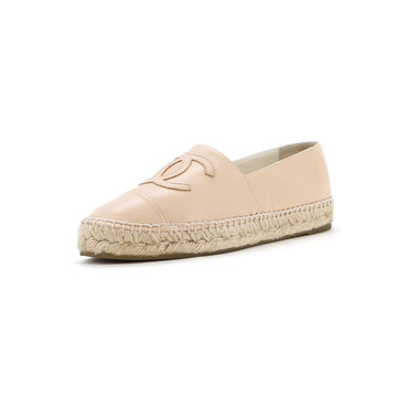 Chanel Women's CC Cap Toe Espadrilles Leather