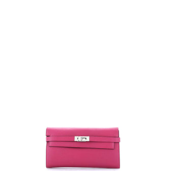 Hermes Kelly Wallet Chevre Mysore Long