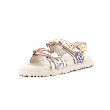 Christian Dior Women's DiorAct Sandals Printed Technical Fabric