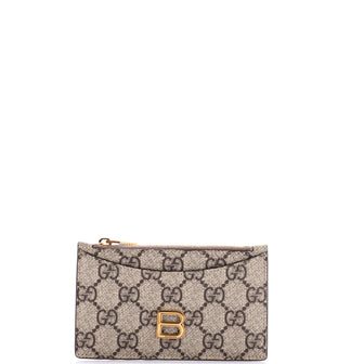 Gucci x Balenciaga The Hacker Project Zip Card Case GG Coated Canvas