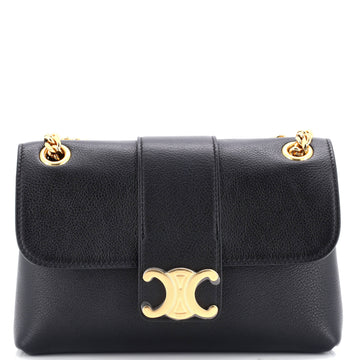 Celine Victoire Flap Shoulder Bag Leather Teen