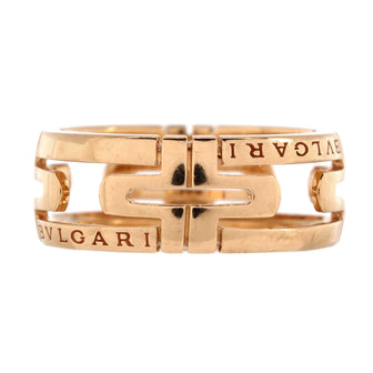 Bvlgari Parentesi Band Ring 18K Rose Gold 8mm