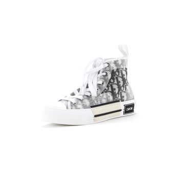 Christian Dior Men's B23 High-Top Sneakers Oblique Coated Canvas and PVC