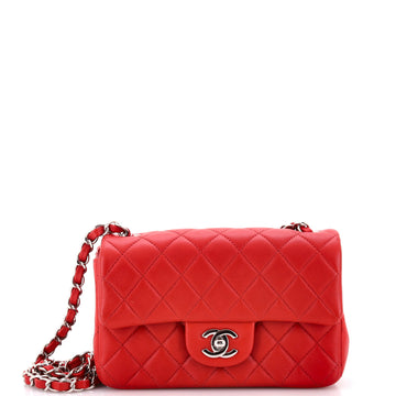 Chanel Classic Single Flap Bag Quilted Lambskin Mini