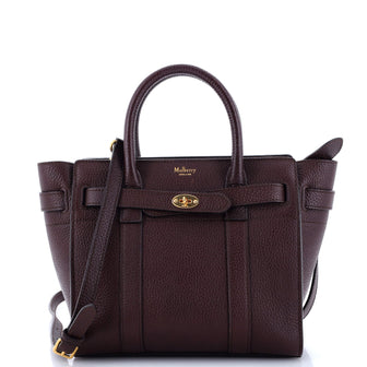 Mulberry Bayswater Zipped Tote Leather Mini