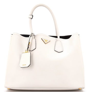 Prada Cuir Double Tote Saffiano Leather Large