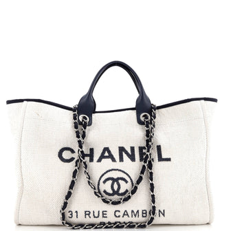 Chanel Deauville Tote Raffia XL