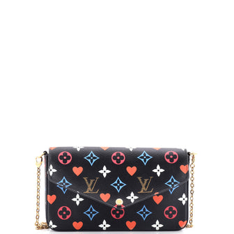 Louis Vuitton Felicie Pochette Limited Edition Game On Multicolor Monogram