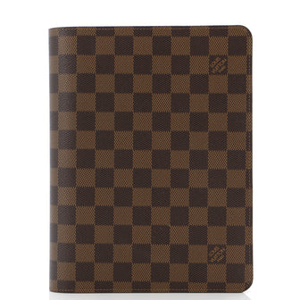 Louis Vuitton Desk Agenda Cover Damier